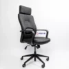 Maestro Gold Leather High Back Chair
