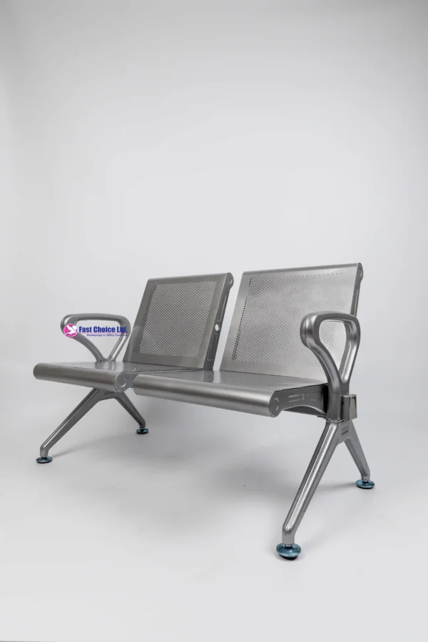 2 Seater Unpadded Heavy Duty Link chair - Image 2