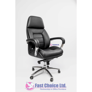 High Back Leather Swivel Chair