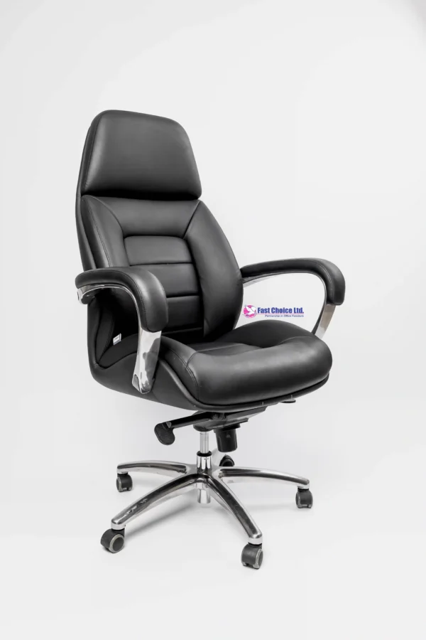 High Back Leather Swivel Chair