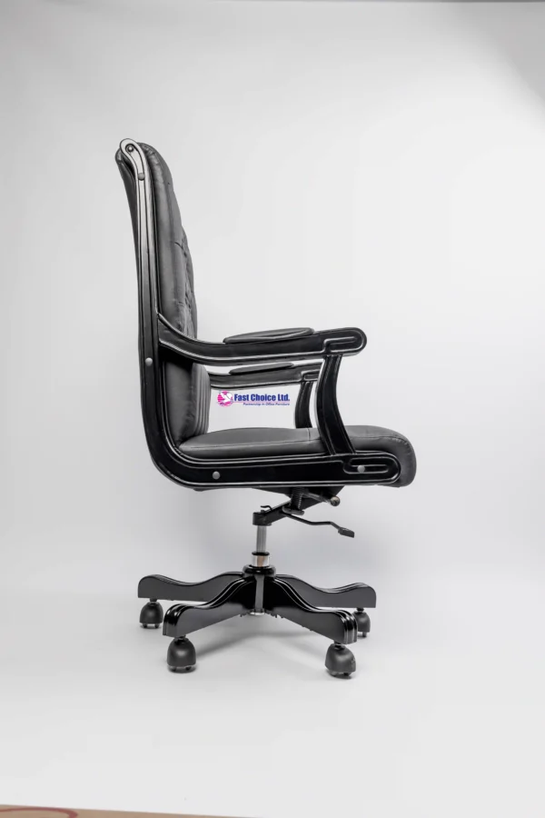 High Back Leather Chair - Image 5