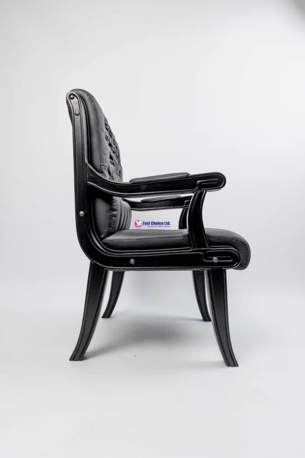 Executive Leather Visitors chair - Image 3