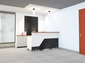 FLUTE RECEPTION DESK