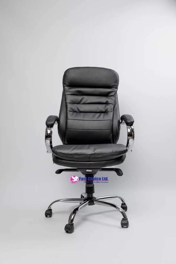 Leather High Back Chair - Image 2