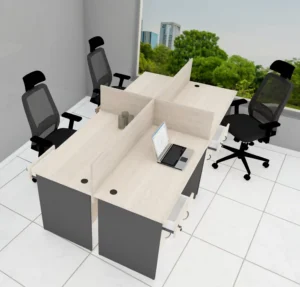 4 WAY PANEL LEG WORK STATION