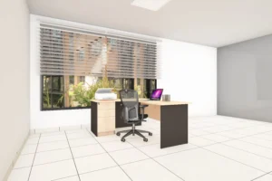 L-SHAPED MANAGERIAL WORKING STATION