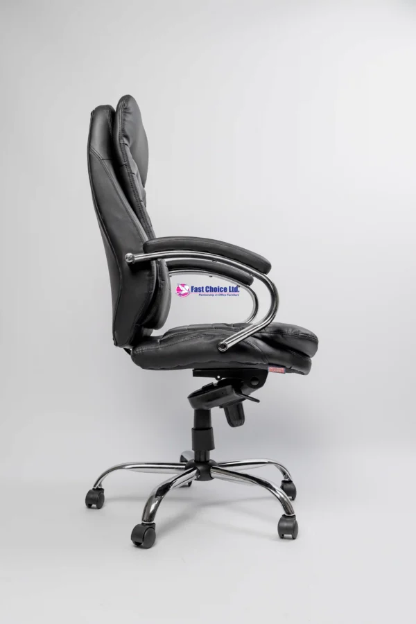 Leather High Back Chair - Image 3