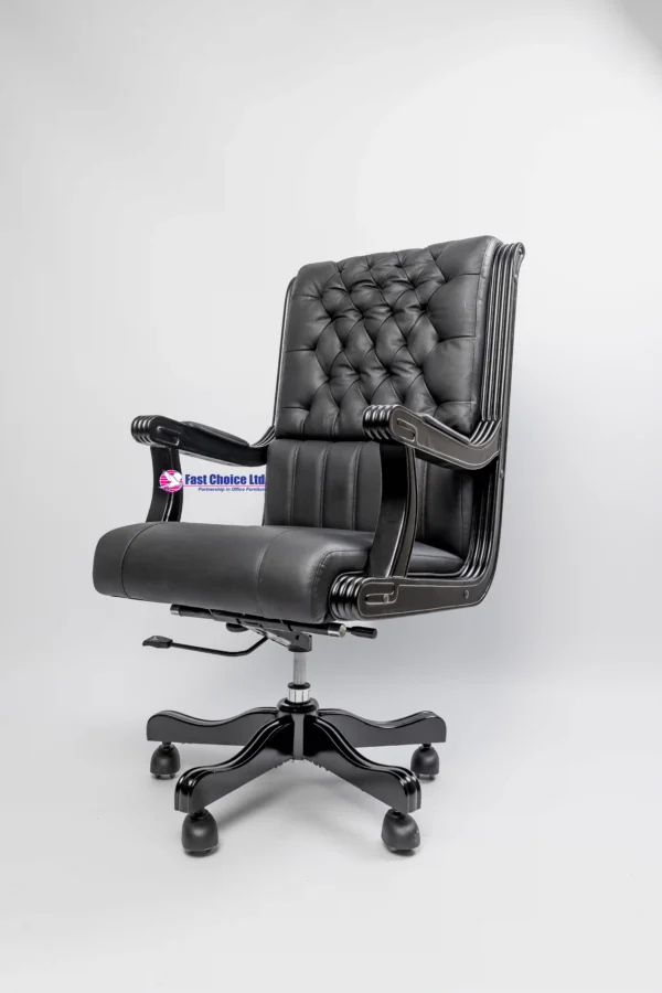 High Back Leather Chair - Image 3
