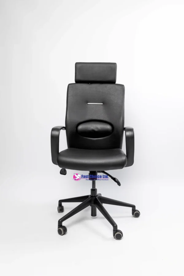 Maestro Gold Leather High Back Chair - Image 2