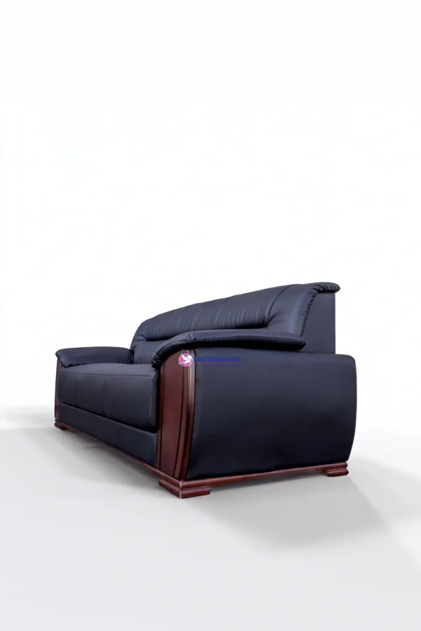 3 Seater Leather Sofa Set - Image 2