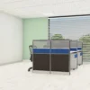STELLAR 4 WAY WORKING STATION WITH MOBILE PEDESTAL