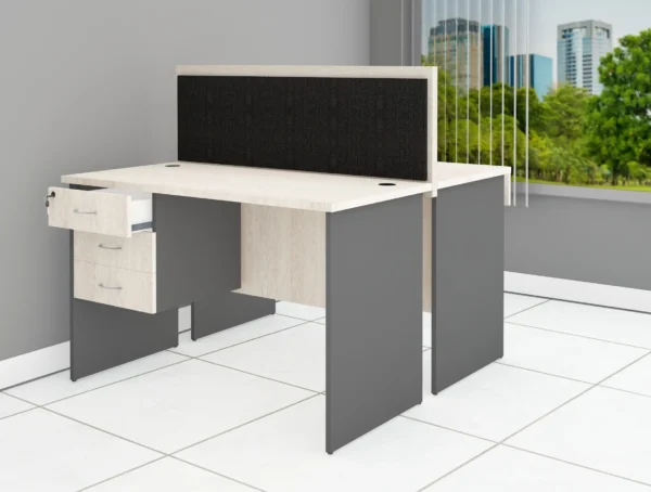 2 WAY WORK STATION PANEL LEGS - Image 2