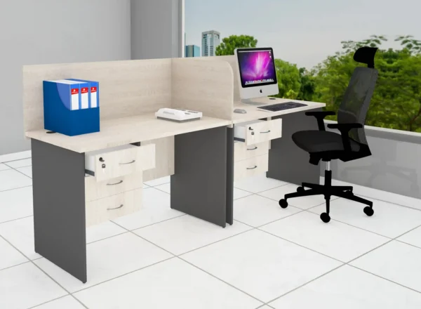 2 WAY WORK STATION PANEL LEGS - Image 3