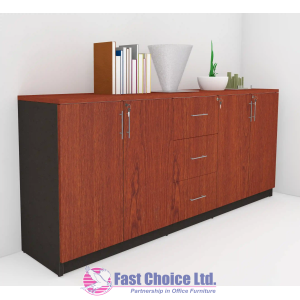 Low Level Credenza with centre drawers