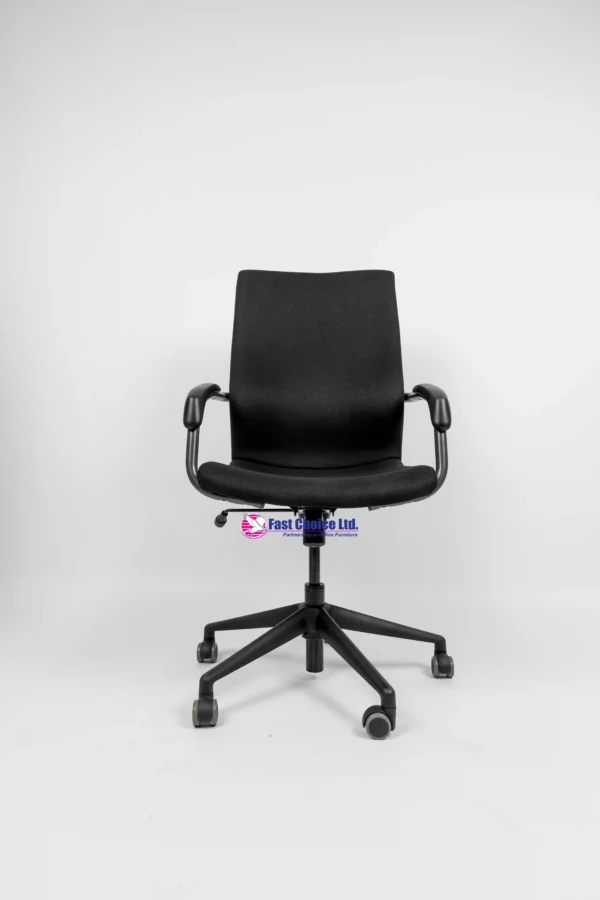 Pizza Medium Back Fabric Chair - Image 2
