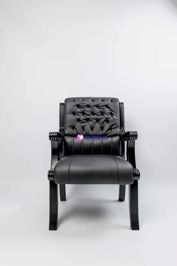 Executive Leather Visitors chair - Image 2