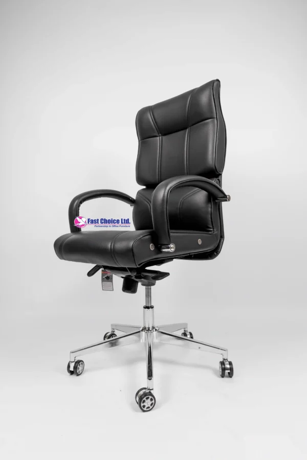 Impact High Back Leather Chair - Image 4