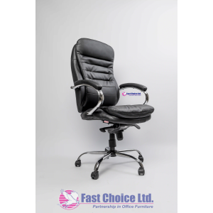 Leather High Back Chair