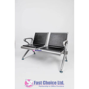 2 Seater Padded Heavy Duty Link Chair