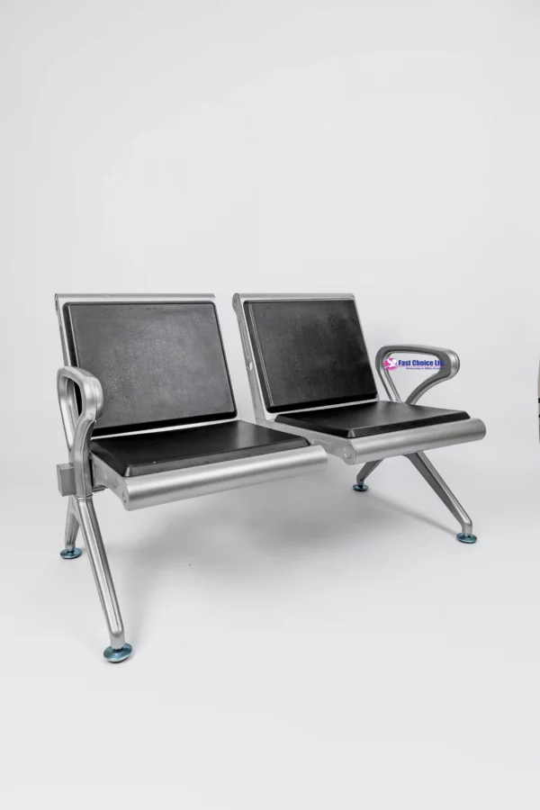 2 Seater Padded Heavy Duty Link Chair - Image 2