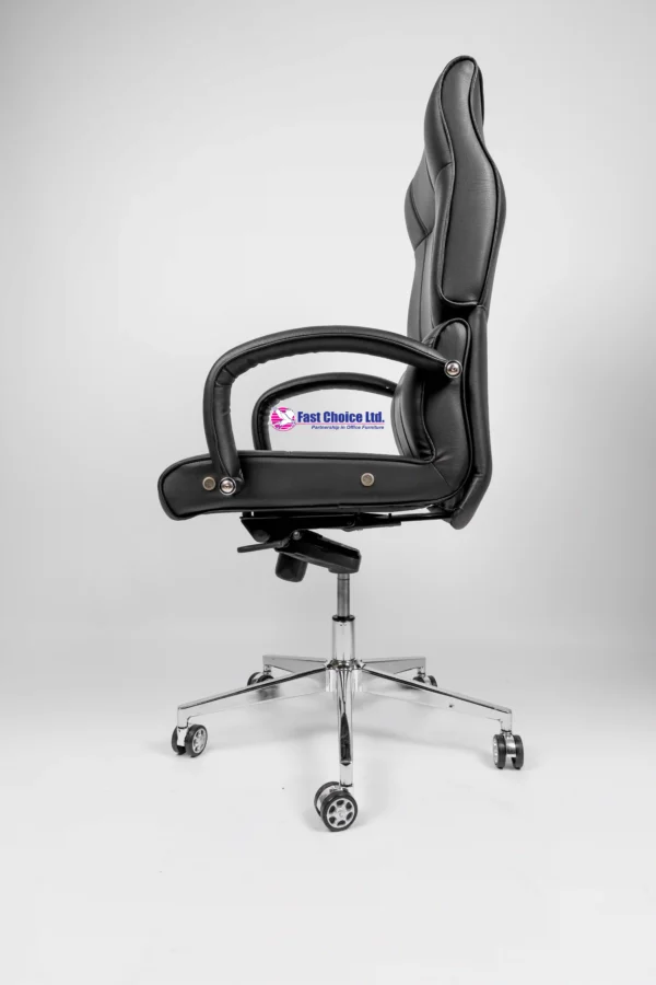 Impact High Back Leather Chair - Image 5