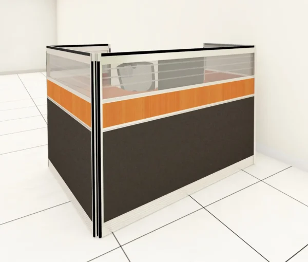 STELLAR SINGLE DESK L-SHAPED WORKSTATION - Image 2