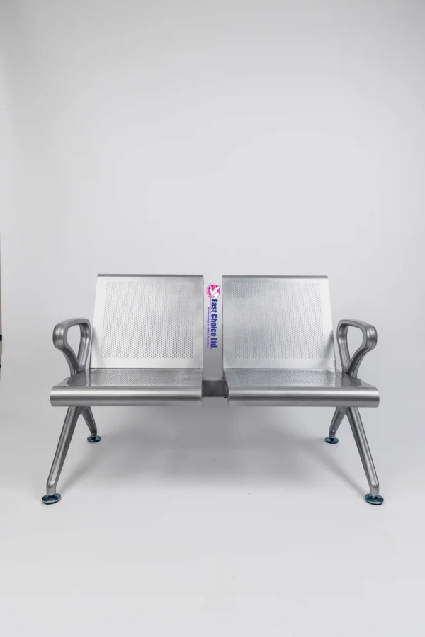 2 Seater Unpadded Heavy Duty Link chair