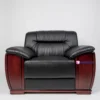 1 Seater Leather Sofa Set