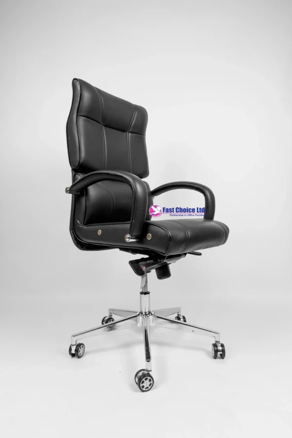 Impact High Back Leather Chair