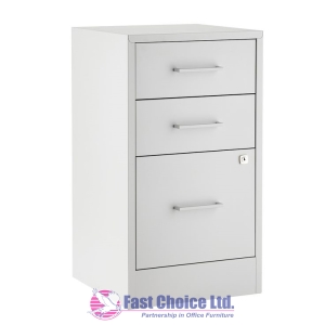 3 DRAWER METALLIC FILING CABINET