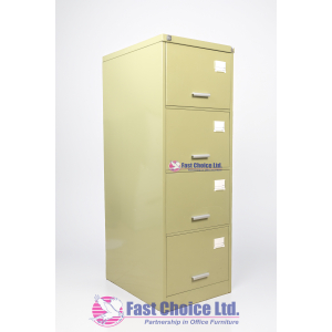 4 DRAWER METALLIC FILING CABINET