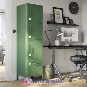 High Metallic Stationery Cabinet