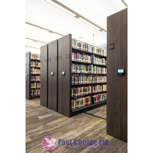 Library bookshelves