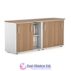 Credenza with Sliding Doors