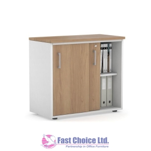 Credenza with Sliding Doors