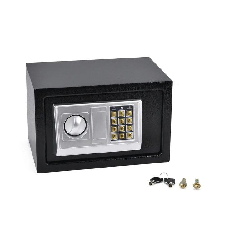 Small safe with Dial Combination & key lock 1 Small safe with Dial Combination & key lock