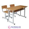 Student Chairs Bench with chrome base
