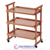 Wooden Book Trolley 4